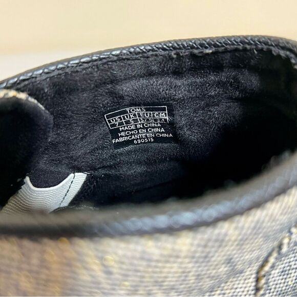 Toms Desert Wedge Metallic Linen Bootie 7 - Picture 9 of 9